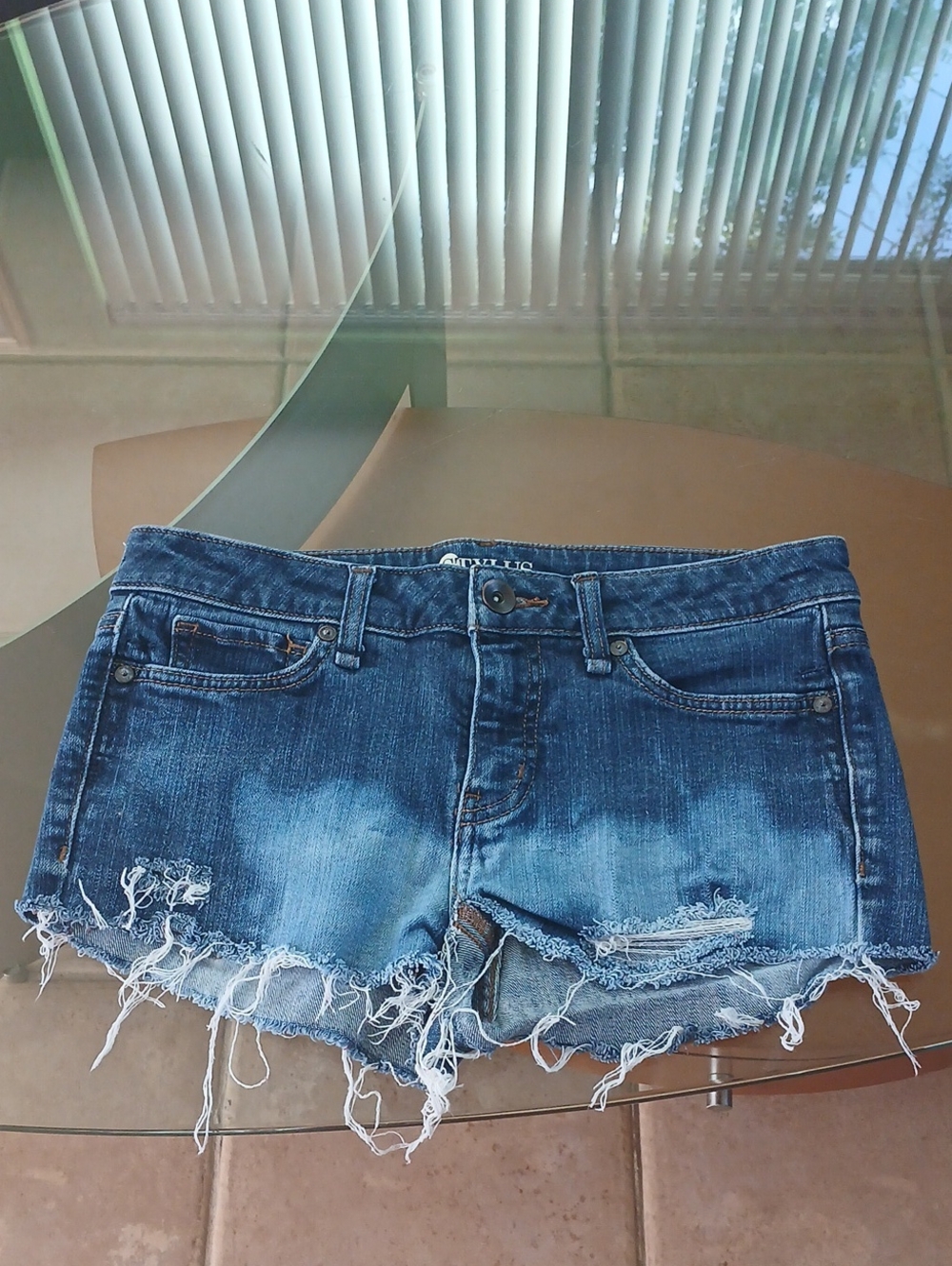 Stylus denim shorts